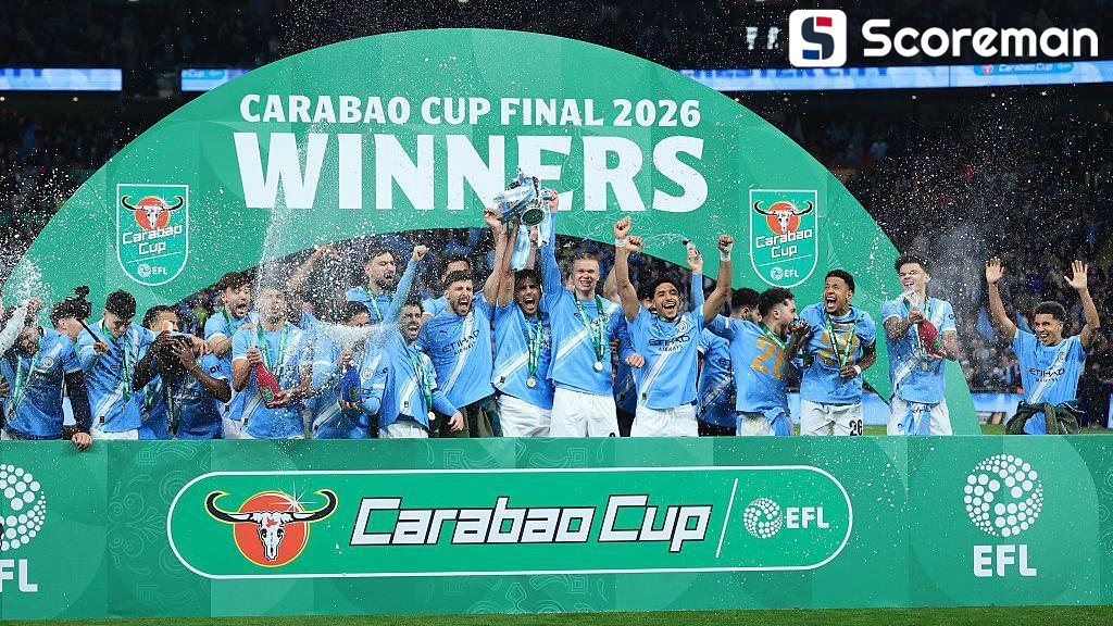 맨시티, EFL컵 통산 9번째 정상…과르디올라 대회 최다 우승 감독